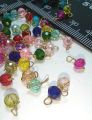 Pack of 100Pcs, Glass Loreal Faceted Beads (Mogra beads) /Earring Hanging Findings, about 5mm, DIY Art & Craft.. 