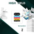 05 Remándóm Ink Cartridges Replacement/compatible for Canon PGI-550 XL / CLI-551 XL with Chip and Level Indicator for Canon Pixma IP7250 IX6850 MG5450 MG5550 MG5650 MG5655 MG6450 MG6650 MX725 MX925. 