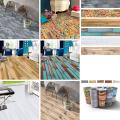 Tile Sticker Floor Sticker 3D 1 Roll 20 * 50Cm Floor Decor Glasses Decoration Wall Stickers Waterproof Bathroom Tiles. 