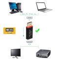 4K Display Port To HDMI Male Female Adapter Converter DisplayPort DP To HDMI. 