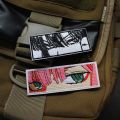 Full Embroidery Anime Patch Two-dimensional Girl Eyes Half Face Personality Armband Tactical Bag Sticker Custom Patch. 