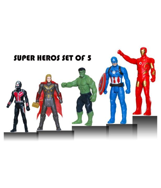 Avengers%20Endgame%20Action%20Figures%20Super%20Heroes%20Spiderman%20Hulk%20Iron%20Man%20Hulk%20Captain%20America-%205%20Figures%20-%20Image%205
