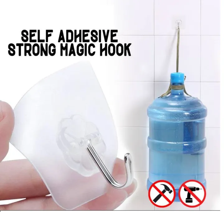 Adhesive%20Strong%20Wall%20Hooks%20For%20Bathroom%20And%20Kitchen,%20Waterproof%20And%20oilproof%20Nail%20Clear%20Hook%20,Heavy%20Duty%20Sticky%20&%20Ceiling%20Wall%20Hook%20For%20Clothes%20Transparent%20Sticker%20-%20Image%208