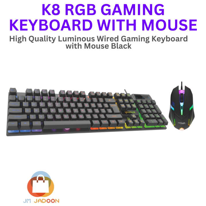 Wired%20RGB%20Gaming%20Keyboard%20with%20Mouse%20Combo%20-%20High-Quality%20Luminous%20Keyboard/Mouse%20Set%20%20K108-%20K3626%20-%20K8%20-%20Image%205
