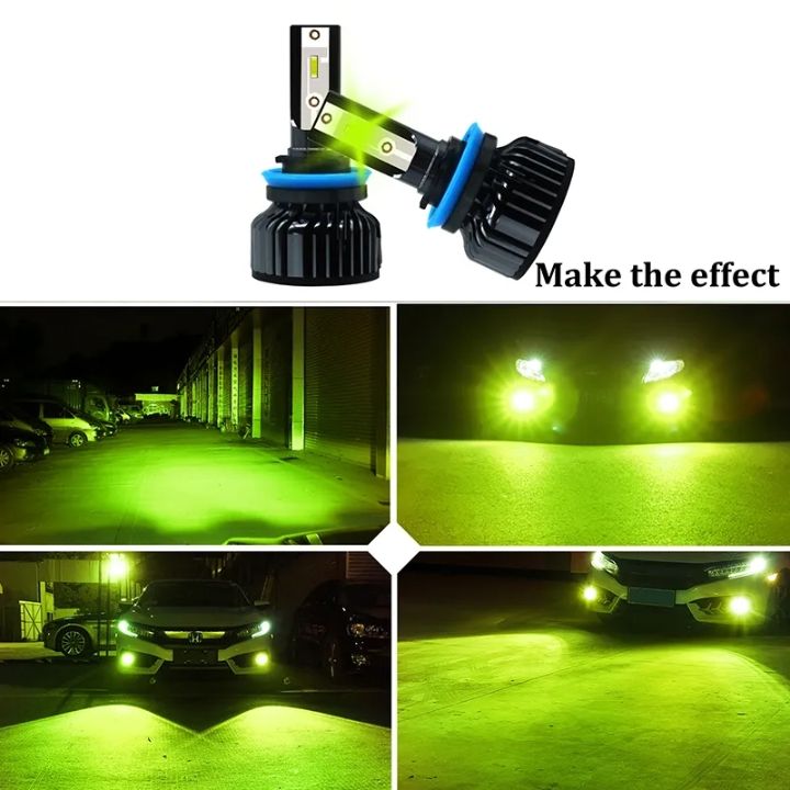 Lime%20Green%20LED%20Fog%20Light%2043W%20For%20Cars%20&%20Suvs%20In%20(H11%20Fitting)%2012V%20Bulbs%20-%202%20Pcs%20-%20Image%204