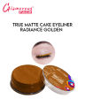 Glamorous Face Cake Eyeliner, Lasting Drama Cake Eye Liner, Blackest Black, Wet Dry Pressed Powder Cake Eyeliner, Deep Pigment, No Smudge.. 
