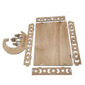 Wooden Food Tray Islamic Muslim Party Decor Ramadan Kareem Gifts. 