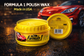 Formula 1 Carnauba Polish Wax – High Gloss Car Polish | Long-Lasting Shine & Protection (Made in USA). 