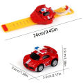 Rechargeable 2024 Remote Control Car Watch Toys with LED Light , 2.4 GHz Mini Racing Cars Wrist Toy for Kids , RC Small Car Interactive Outdoor Game | gift for kids. 
