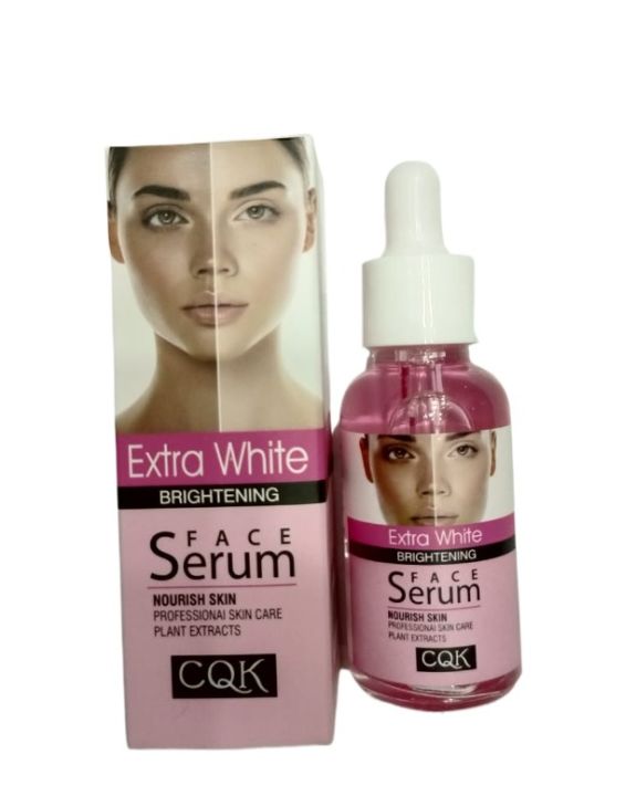 CQK Extra White BRIGHTENING FACE Serum NOURISH SKIN PROFESSIONAI SKIN CARE PLANT EXTRACTS