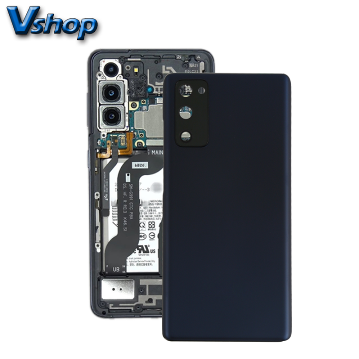 For Samsung Galaxy S20 FE Battery Back Cover with Camera Lens Cover Mobile Phone Replacement Parts