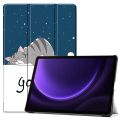 Stand case For Samsung Galaxy Tab S9 FE Case 10.9 inch SM-X510 SM-X516B Flip Stand Smart Cover for Galaxy Tab S9 FE Case +pen. 