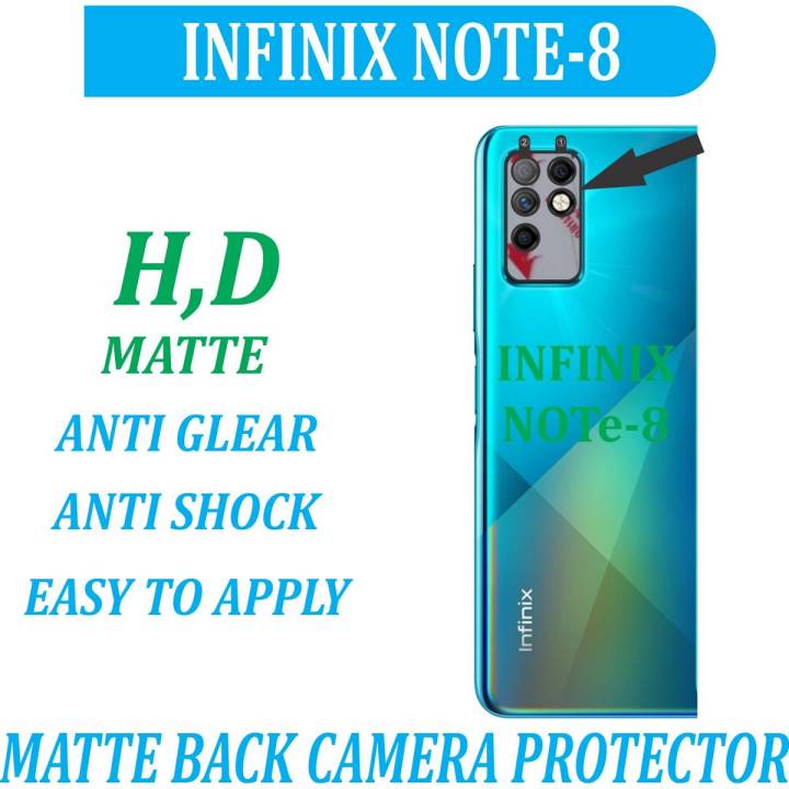 INFINIX NOTE 8 MATTE BACK CAMERA protector