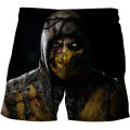 Hot Fighting Game Board Shorts Mortal Kombat kids Casual Beach Shorts Fashion Streetwear Short Pants Trousers Clothing. 