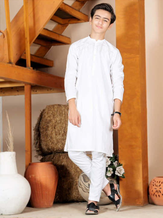 Boys Kurta Trouser Suit Set ART VB167 Daraz.pk