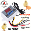 W3001 Temperature Controller AC 220V And DC 12V LED display Thermostat Control Switch Probe. 