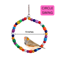 Kolachipets 8 in 1 Bird Cage Accessories Bundle | Parrot Toys, Bird Toys, Parrot Swing, Bird Swing, Parrot Ladder, Bird Ladder, Budgie Toys, Lovebird Toys, Cockatiel Toys, Parrot Chew Toy, Bird Climbing Toy, Parrot Wooden Toys, Bird Playground for Cage. 
