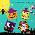 Ornament Props Non-woven Fabric DIY Halloween Candy Bag Bat Pumpkin Bag DIY Trick or Treat Bag Handbag Trick Or Treat Pumpkin Handbag Party. 