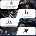 Fast & Rechargeable - Vacuum Cleaner - 3 In 1 Vacuum Cleaner - Best For Home & Car - Cordless Handheld Design - USB Charging - Powerful Suction Motor - Compact Dust Remover For Sofa, Bed & Keyboard. 