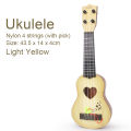 PinShang Mini Ukulele Toys For Kids Simulation 4 Strings Guitar Music Instrument Early Educational Toys For Birthday Christmas Gifts. 