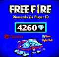 Garena Free Fire Diamonds  4260. 