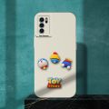 FELMYST For OPPO A16 INS Disney Cute Cartoon toy story Mobile Phone Case Huggin Pooh Bear Doraemon Casing Boy Gril Couple Gift Liquid Silicone Shockproof Soft Cover. 