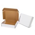 Shipping Boxes, White Corrugated Cardboard Packing Small Mailer Box for Mailing Business Packaging, Gifts, Decorations, White Kraft (6.5 x 4 x 2.5 inch). 