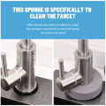 PVA Faucet Suction Sponge 2-In-1 Strong Water Absorption Accessory Flower Shape Kitchen Faucet Tool. 