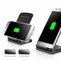 Fast Wireless Charger Charging Pad for Samsung Galaxy Note 8 S8 S8 Plus S7 S7 Edge Note 5 S6 Edge Plus, Standard Charge for Apple iPhone X / 8 / 8 Plus(Black). 