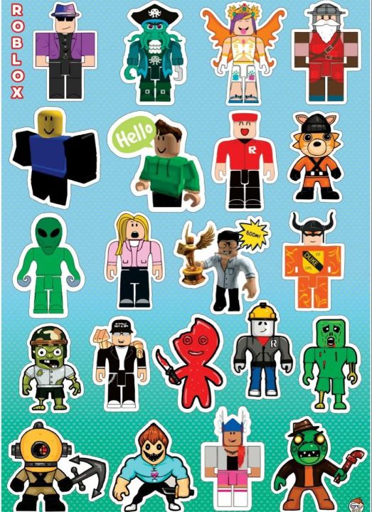 Ultimate%20Roblox%20Avatar%20Sticker%20Cool%20Characters%20&%20Noobs%20Blocky%20Gamer%20World%20Decals%20Zombies%20Aliens%20&%20Piggy%20Characters%20Funny%20Roblox%20Friends%20&%20Monsters%20Sticker%20Pack%20Of%2022%20%20Kids%20Gaming%20Party%20Favors%20Sticker%202inchx2inch%20each%20size%20Boys%20&%20Girls%20Avatars%20Cool%20sticker%20-%20Image%202