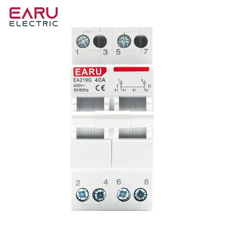 Earu 2P 63A Dual Power Manual Transfer Changeover Switch (MTS) with ...