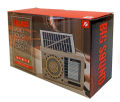 KTF 1440 Or 1668 Portable Speaker with 4 Bands Radio, Antenna, Bluetooth, Solar Charging, Emergency Light, and Hand Grip. 