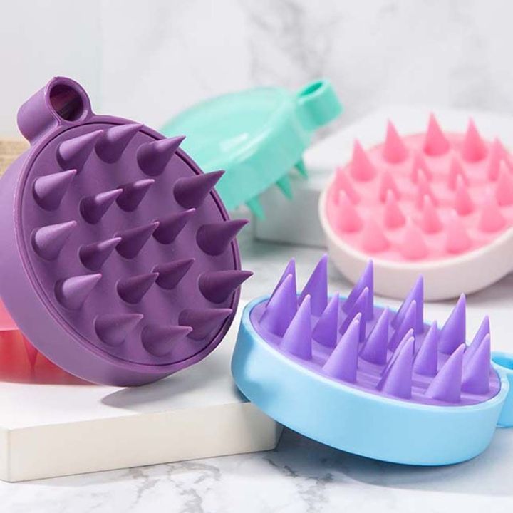 Soft Silicone Hair Scalp Massager, Hair Scrubber, Hair Brush, Shampoo Brush, Hair Washing Brush, Scalp Exfoliator For Dandruff Removal And Control Hair Brush Comb, Head Scrubber, calp Scrubber