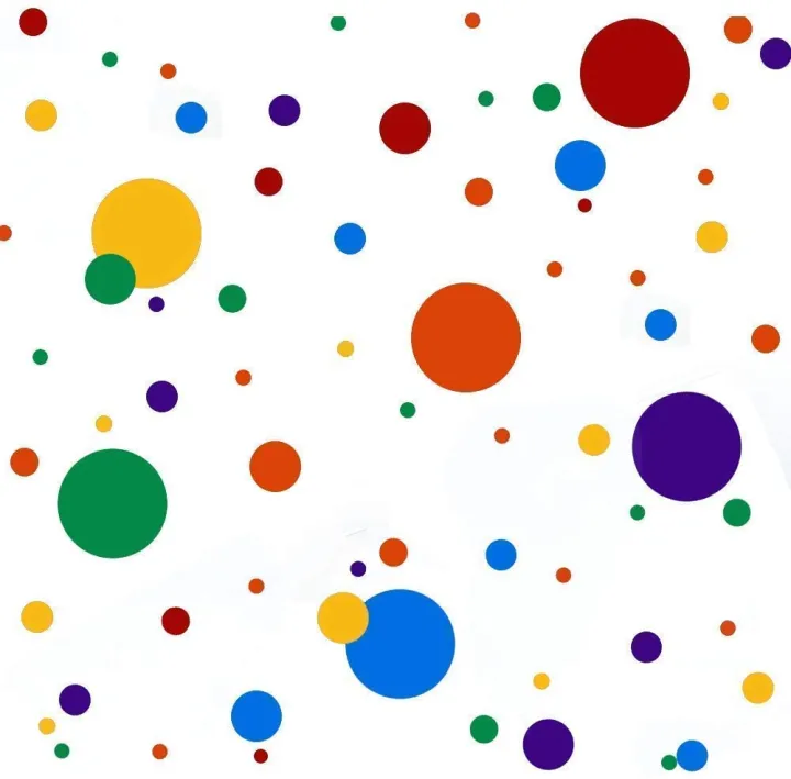50%20Mixed%20Size%20Polka%20Dots%20Wall%20Stickers%20-%20Matt/Gloss%20Vinyl,%20Waterproof,%20Multi-Color,%20Easy%20Peel%20&%20Stick%20-%20Image%204