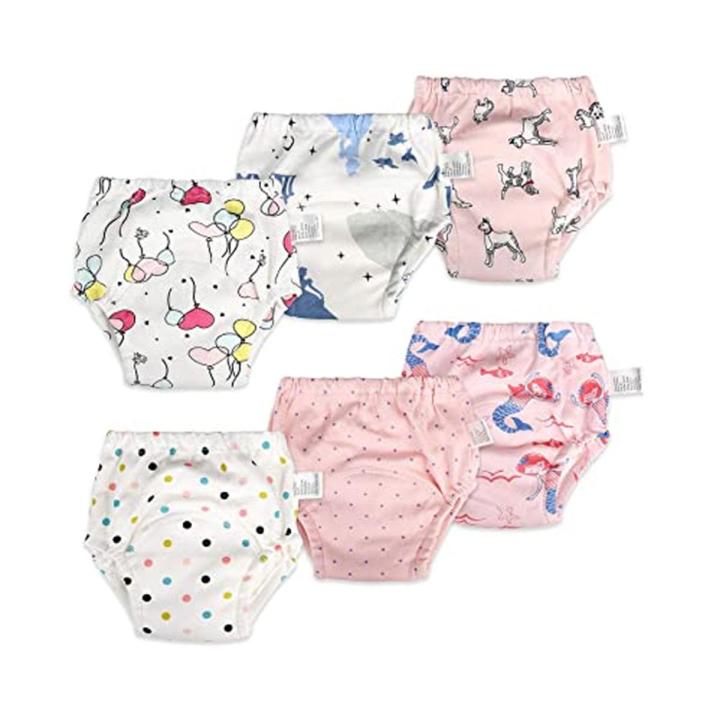 4 Pcs Pants Newborn Baby Underwear Toddler Newborn Baby Nappy Panties - Baby chadi