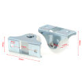 4pcs 1 Inch Drawer Wheel Plastic Directional Caster Guide Furniture Small Pulley Nicle. 