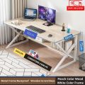 Computer Desk| Study table|Home Office Furniture|Gaming Desk with 38 /25mm Strong Metal Wood Structure. 