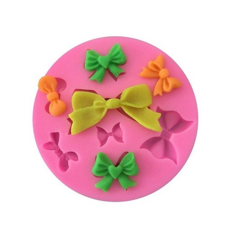 Bow Silicone Fondant And Chocolate Mold 8 Cavity