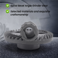 Dark Gray spiral set conical gear for 9523 angle grinder. 