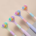Three Sided Toothbrush Smooth Edge Three Head Soft Bristle Toothbrush. 