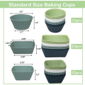 Reusable Cupcake Liners, 36 Pcs Silicone Lunch Box Dividers Food-Grade Silicone Muffin Cups Bento Box. 
