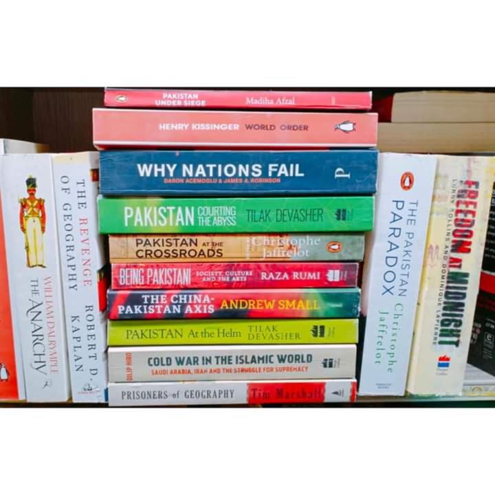 History books / history related books set of 14 (study preparation for CSS exams)