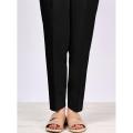 Black Straight Trouser/Pant/Capri For Girls/Ladies-Non See Through Fabric. 