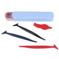 2X Vehicle Vinyl Application Tool Kit Edged Fold Squeegee Tool Set. 