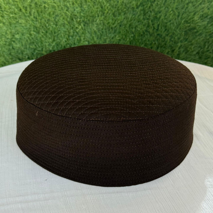 Al Jannat || Mirha Kufi || Cap (Dark Brown)