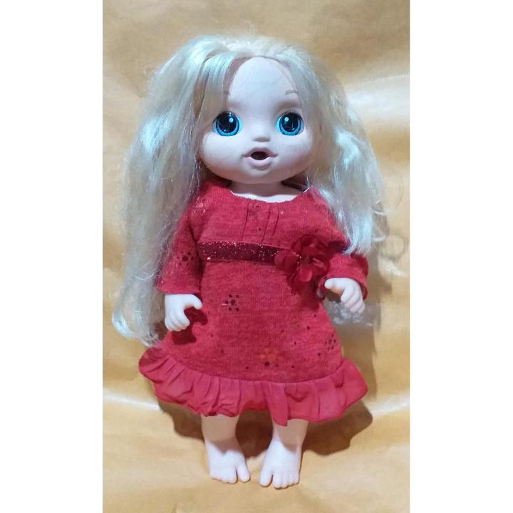 Cute Doll preowned Battery operated 14 inches