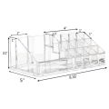 16 Grids Acrylic Makeup Organizer Stand and Brush Holder  Lipstick Organizer. 