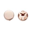 Men Cufflinks Delicate Electroplating Wear-resistant Shirt Cuff Buttons. 