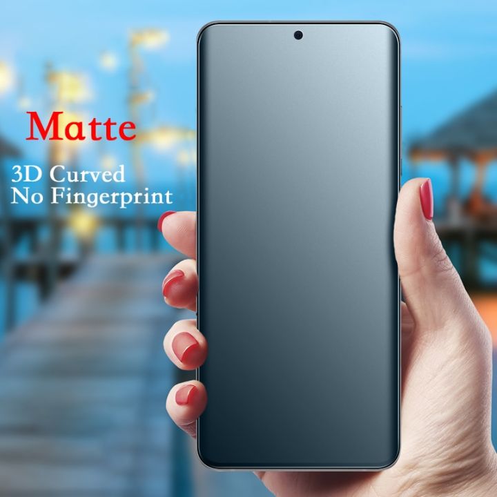 【Homesickneisi】Matte Film For Samsung Galaxy S23 S22 Ultra S20 S21 A51 A50 Note10 3D Curved Screen Protector Not Tempered Glass