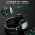 RGB GAMELITE Gaming HeadPhone G1p Headset, Bass Surround and Noise Cancelling with Flexible Mic, 3.5mm Wired Adjustable Over-Ear Headphones for Xbox One, PS4, PS5. 